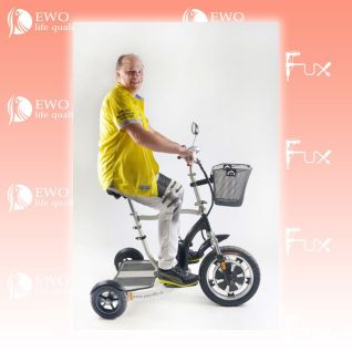 EWO life quality E-Rollator Lenker nach vorne gebogen