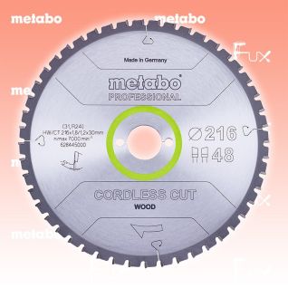 Metabo Kreissägeblatt 216 mm professional