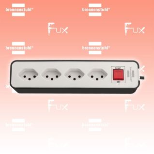 Brennenstuhl Ecolor Steckdosenleiste 4fach weiss, schwarz