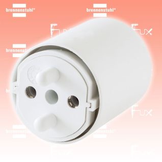 Brennenstuhl Fix-Adapter DE auf CH weiss 230V 2-polig