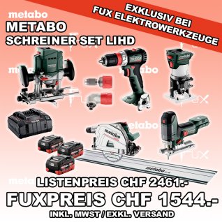 Metabo  Schreiner Set 1 LiHD